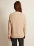 Phase Eight Oakley Sparkle Knit Jumper, Camel