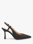 Paradox London Carli Shimmer Slingback Court Shoes