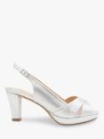 Paradox London Luisa Shimmer Platform Sandals