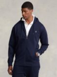 Polo Ralph Lauren Big & Tall Double-Knit Full-Zip Hoodie, Aviator Navy