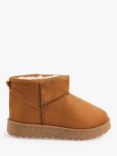 Angels by Accessorize Kids' Faux Suede Lined Boots, Tan