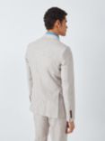 John Lewis Cambridge Linen Single Breasted Regular Fit Suit Jacket, Stone