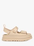 UGG Goldenglow Velcro Strap Flatform Sandals, Seasalt