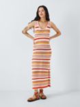 AND/OR Ziggy Leaf Stripe Knit Maxi Dress, Multi