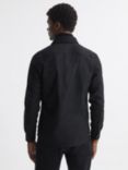 Reiss Chaser Long Sleeve Twin Pocket Shirt, Black