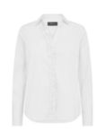 MOS MOSH Sybel Satin Frill Detail Shirt, White