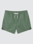 John Lewis ANYDAY Plain Swim Shorts, Khaki