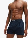 BOSS Boxer Shorts, Pack of 2, Blue/Multi