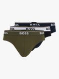BOSS Essential Everyday Briefs, Pack of 3, Multi