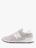 New Balance 574 Suede Mesh Trainers, Grey