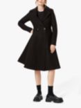 James Lakeland Double Breasted Coat, Black