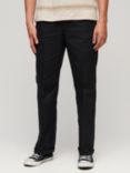Superdry Straight Chino Trousers, Black