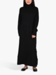 A-VIEW Penny Knit Wool Blend Jumper Dress, 999 Black