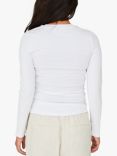 A-VIEW Stabil Cotton Blend Long Sleeve Top, White