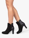 Paradox London Astrid Heeled Ankle Boots, Black