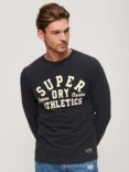 Superdry Athletic Long Sleeve Top, Navy