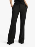 James Lakeland Pinstripe Tailored Trousers, Black, Black