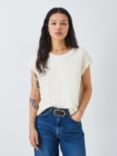 AND/OR Hadley Twist Tank T-Shirt, Cream