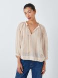 AND/OR Jamal Metallic Stripe Blouse, Multi