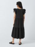 AND/OR Tanya Broderie Jersey Tiered Dress, Black