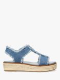 Michael Kors Berkley Denim Espadrille Flatform Sandals, Blue