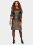 Saint Tropez Bailey Sequin Dress, Metallic