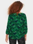 Saint Tropez Adele Casual Fit 3/4 Sleeve Blouse, Green/Multi