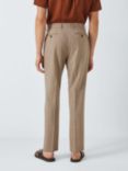 John Lewis Stowe Regular Fit Trousers, Sand