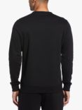 Original Penguin Sticker Pete Organic Cotton Blend Crew Neck Sweater, Black