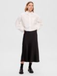 SELECTED FEMME Midi Skirt, Black