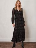 Mint Velvet Embellished Maxi Dress, Black, Black