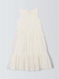 John Lewis Kids' Broderie Anglaise Tiered Dress