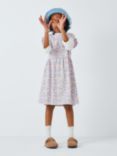 John Lewis Kids' Floral Short Sleeve Dress, Multi