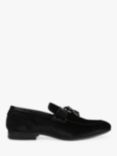 KG Kurt Geiger Stevie Velvet Tassel Loafers, Black