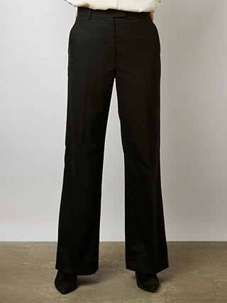 Gerard Darel Dali Wool Blend Tailored Trousers, Black