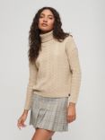 Superdry Cable Knit Roll-Neck Jumper
