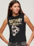 Superdry Embellished Archive Fitted Tank Top