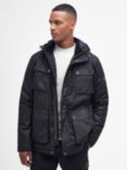 Barbour International Galloway Wax Jacket, Black