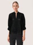Soaked In Luxury Lia Amily Blouse, Black