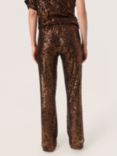Soaked In Luxury Suse Sequin Trousers, Copper