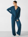 HUSH Arion Jersey Pyjamas, Teal