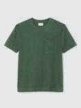 John Lewis ANYDAY Towelling T-Shirt, Khaki