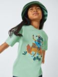 John Lewis Kids' Jungle Days Graphic Print T-Shirt, Green