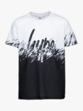 Hype Kids' Mono Split T-Shirt, Black/White