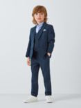 John Lewis Heirloom Collection Kids' Linen Blend Suit Trousers