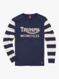 Triumph Motorcycles Ignition Long Sleeve T-Shirt, Indigo