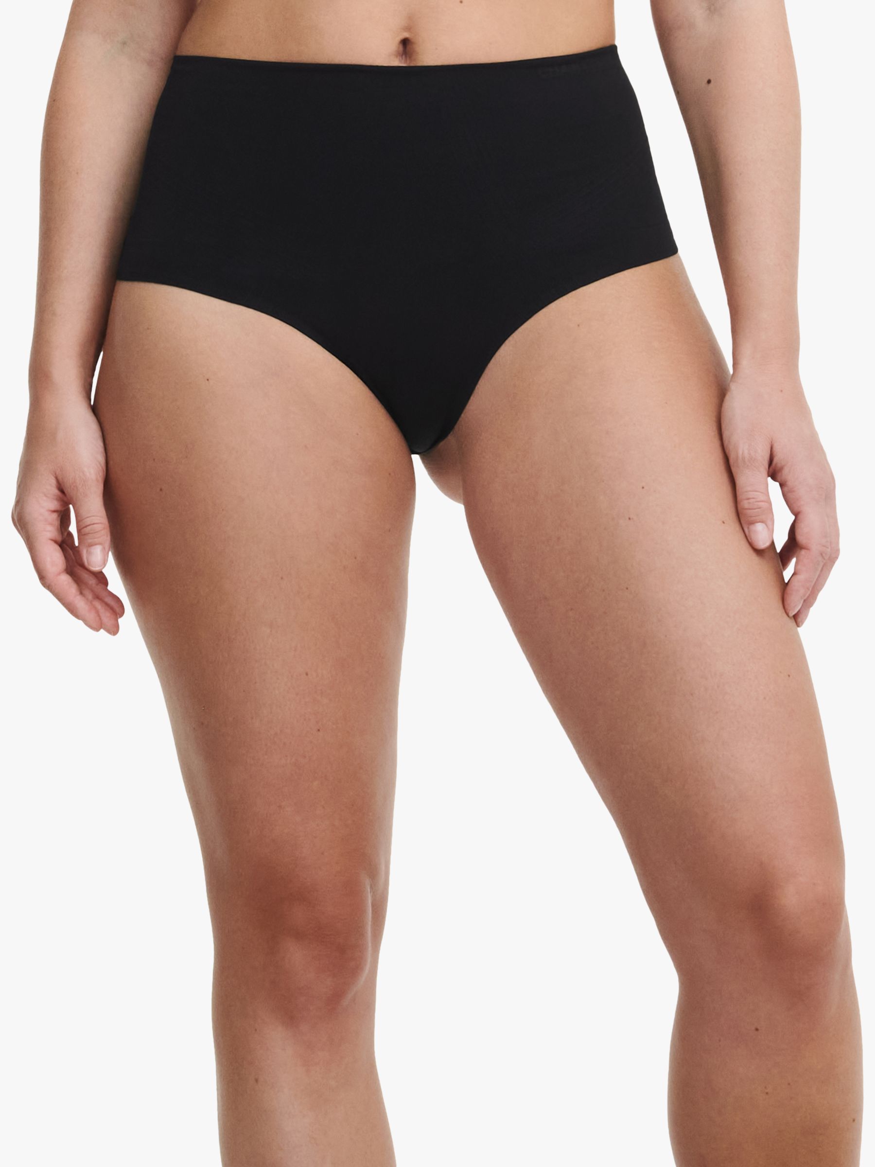 Chantelle Light Shaping High Waisted String Knickers, Black at John Lewis &  Partners