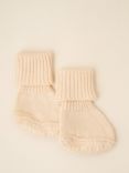 Truly Baby Knitted Booties, Oat