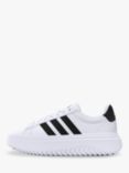 adidas Court Flatform Trainers, White/Black