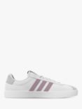 adidas VL Court Trainers, White/Preloved Fig